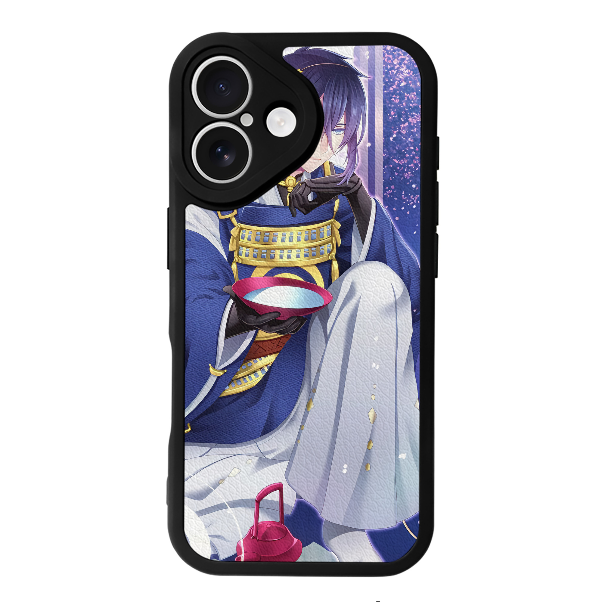 （画像用） 刀剣乱舞 Touken Ranbu 【iPhone 16シリーズ対応】シリコンスマホケース（レザー調） 材質：シリコン